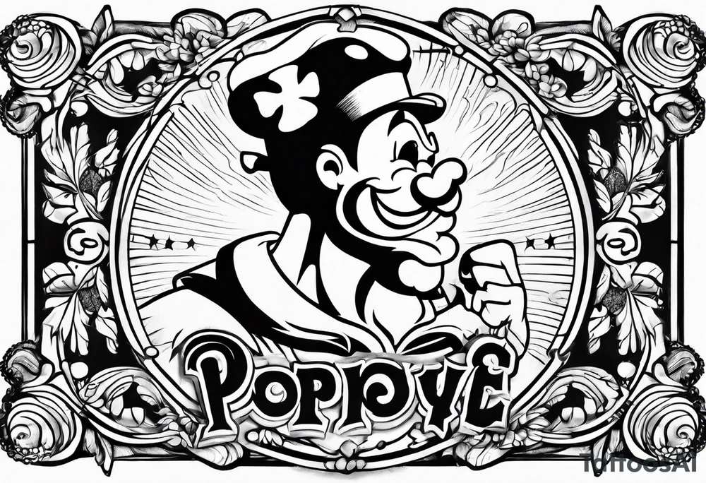Popeye tattoo idea
