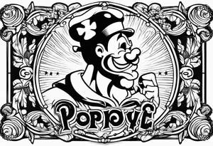 Popeye tattoo idea