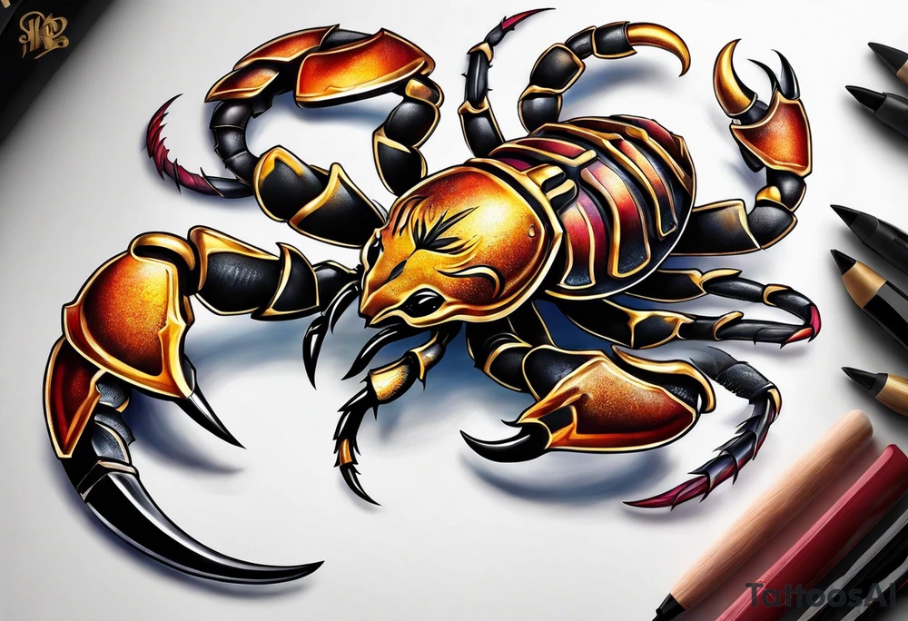 Scorpion tattoo idea