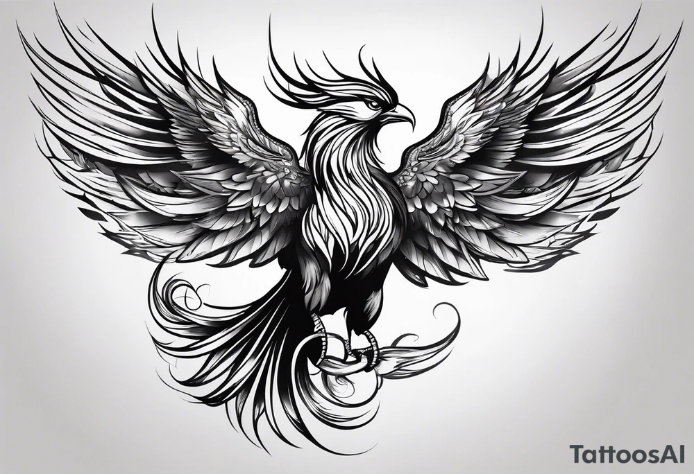 Phoenix tattoo idea