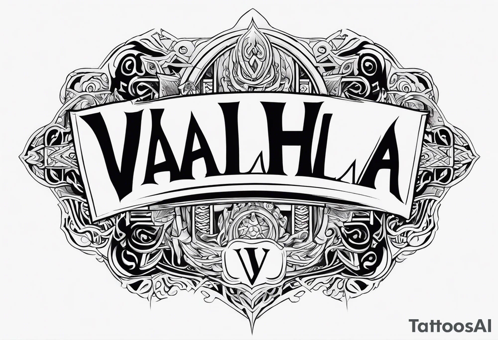 Valhalla mist tattoo idea