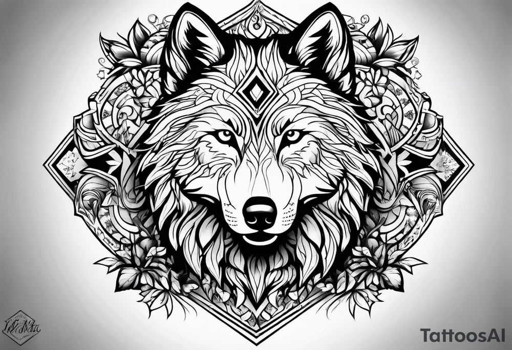 Wolfe tattoo idea