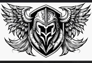 Spartan shield tattoo idea