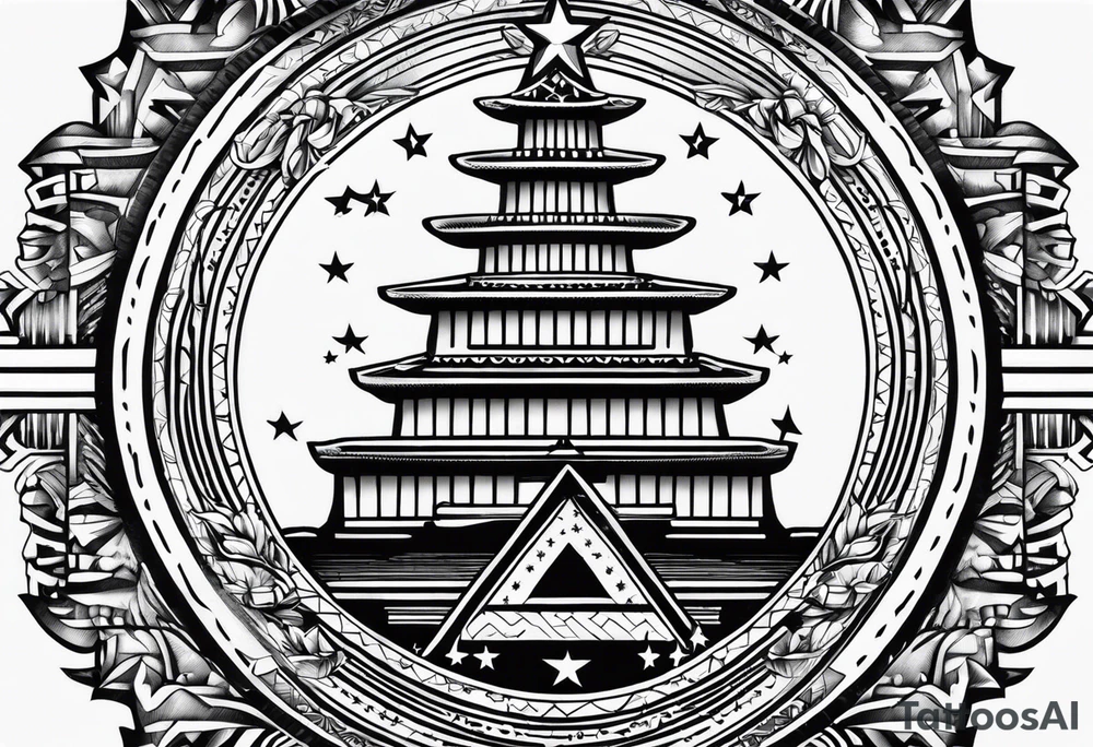 America 1776 united we stand tattoo idea