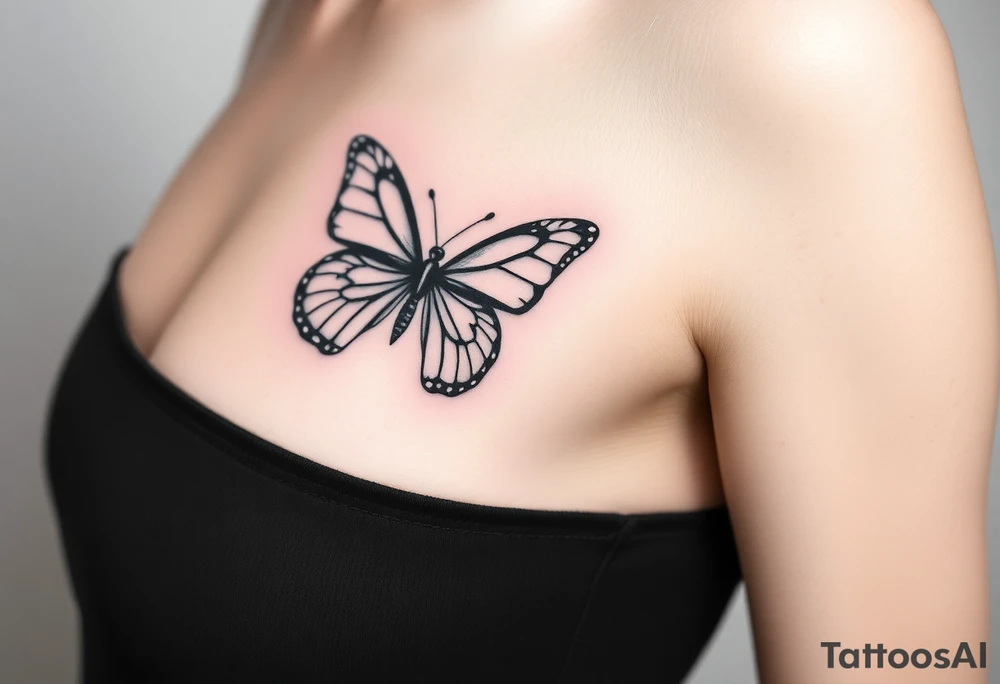 Butterfly tattoo idea