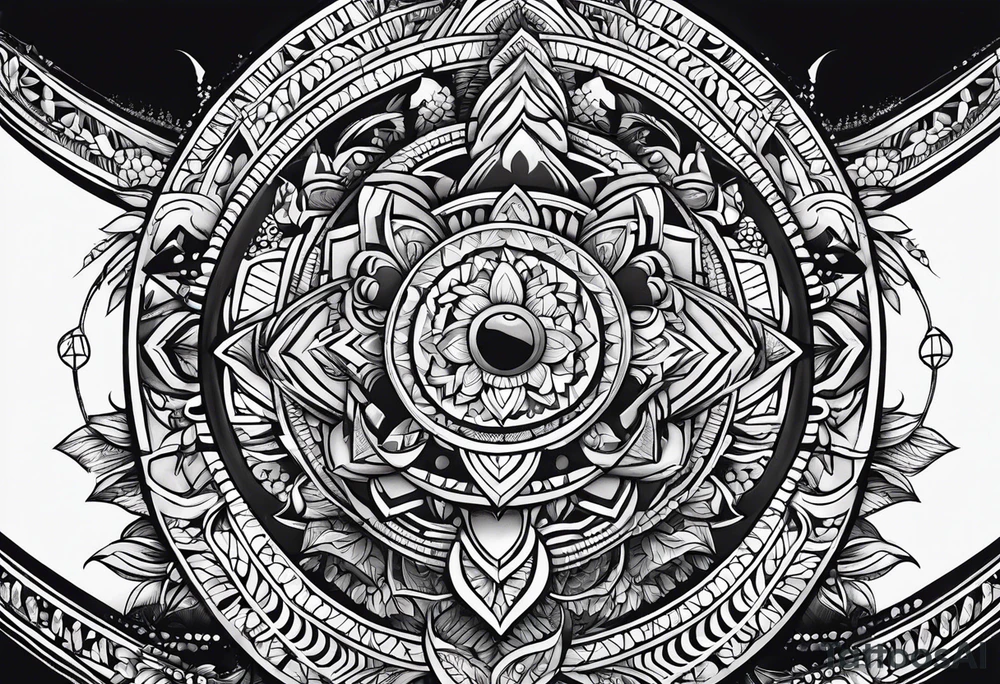 Pachamama simple tattoo idea