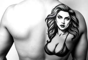 Salma Hayek as a Charra tattoo idea