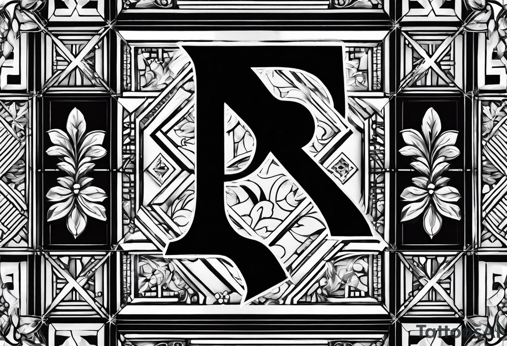 Scrabble tile with the letter R and number 14 tattoo idea Scrabble tile with the letter R and number 14 tattoo idea
