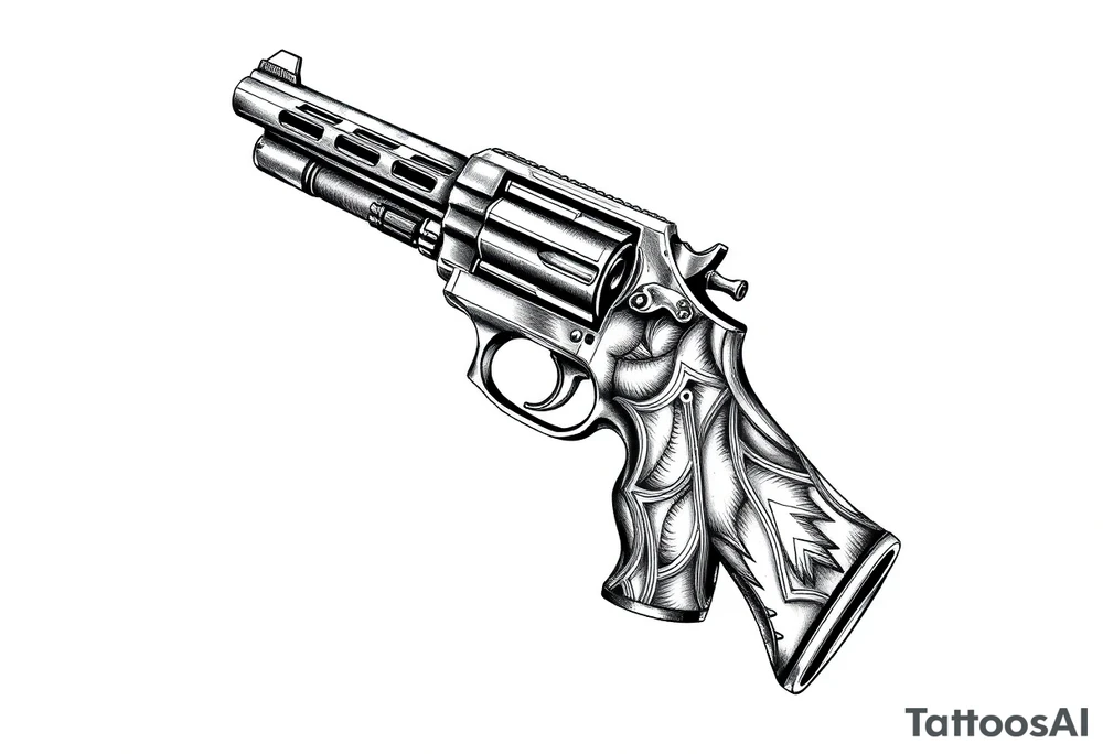 gun tattoo idea