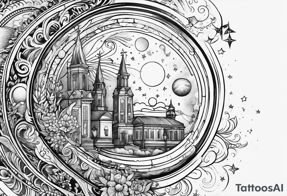 New Orleans/astronomy tattoo idea