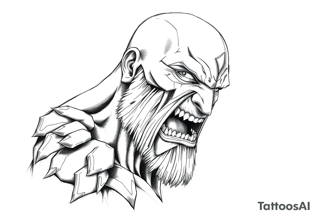 thanos tattoo idea