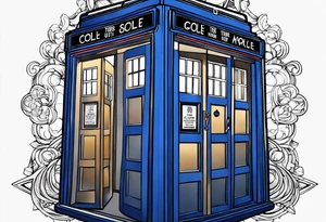 Tardis. tattoo idea