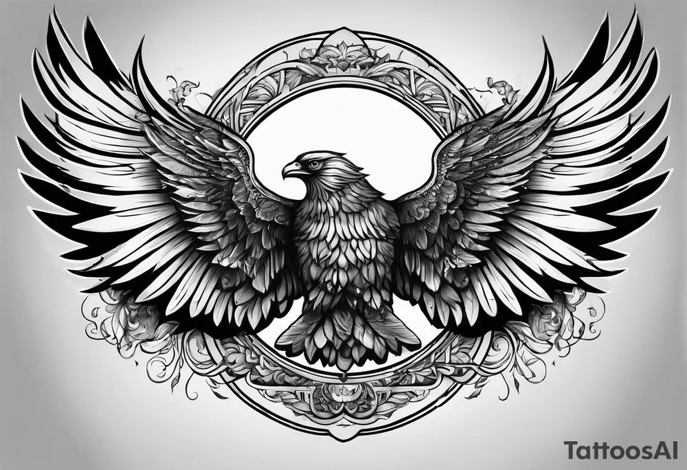 The word Glenn with wings at the side tattoo idea The word Glenn with wings at the side tattoo idea