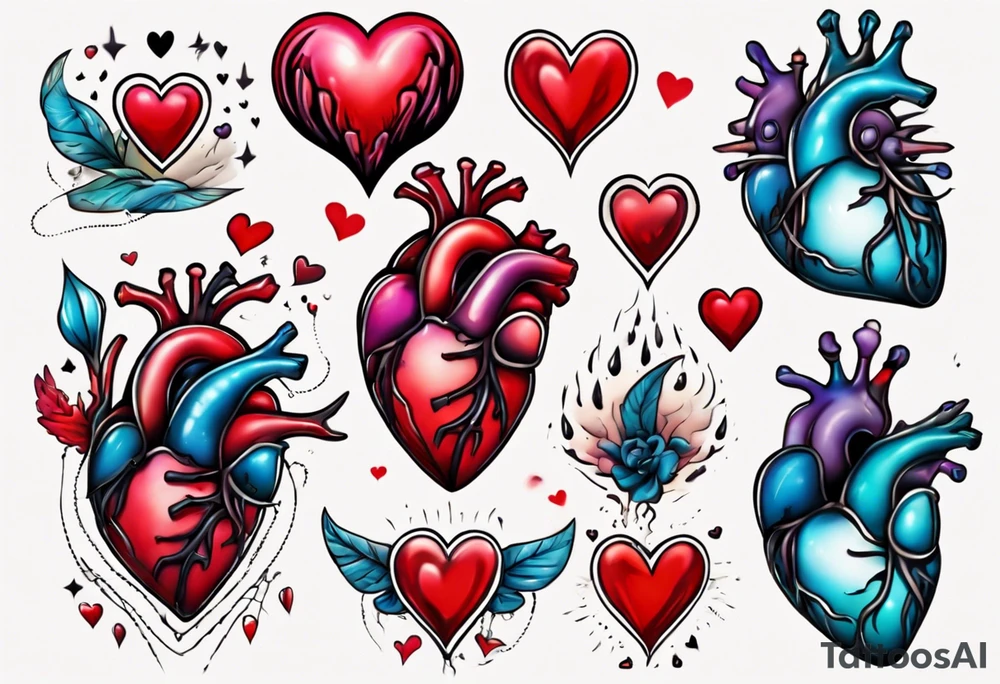 Heart tattoo idea