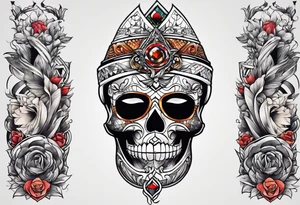 Knee tattoo tattoo idea