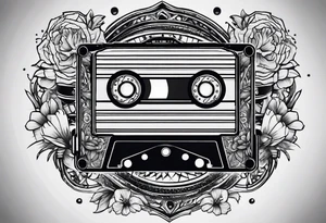 cassette tape tattoo idea