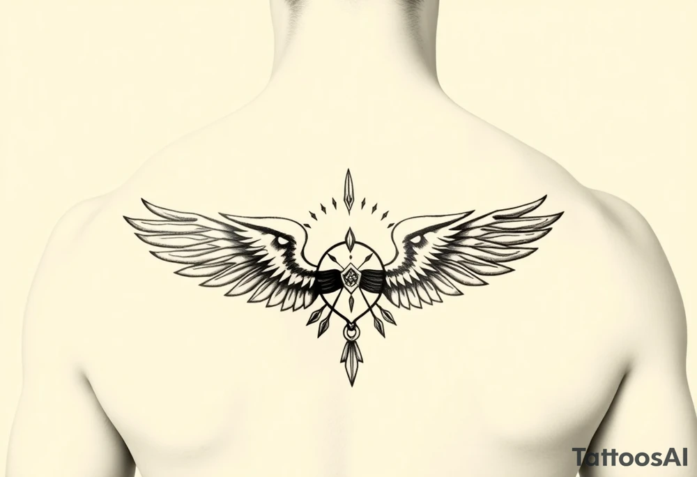 i want a back tattoo with:

- Fortis Fortuna Adiuvat
- Polynesian tattoo
- a winged tattoo tattoo idea