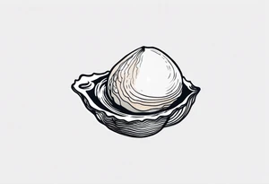 Oyster with a small world in place of the pearl tattoo idea