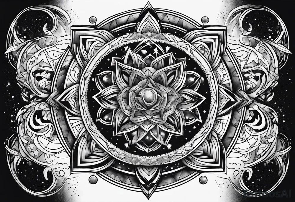 Cosmic horror tattoo idea