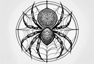 spider stanced tattoo idea