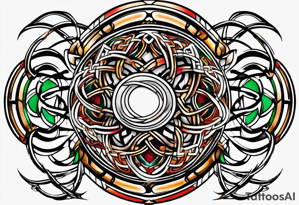 Celtic knot shoulder tattoo tattoo idea