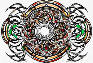 Celtic knot shoulder tattoo tattoo idea