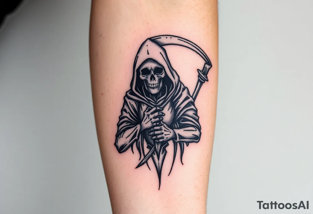 Grim reaper tattoo idea