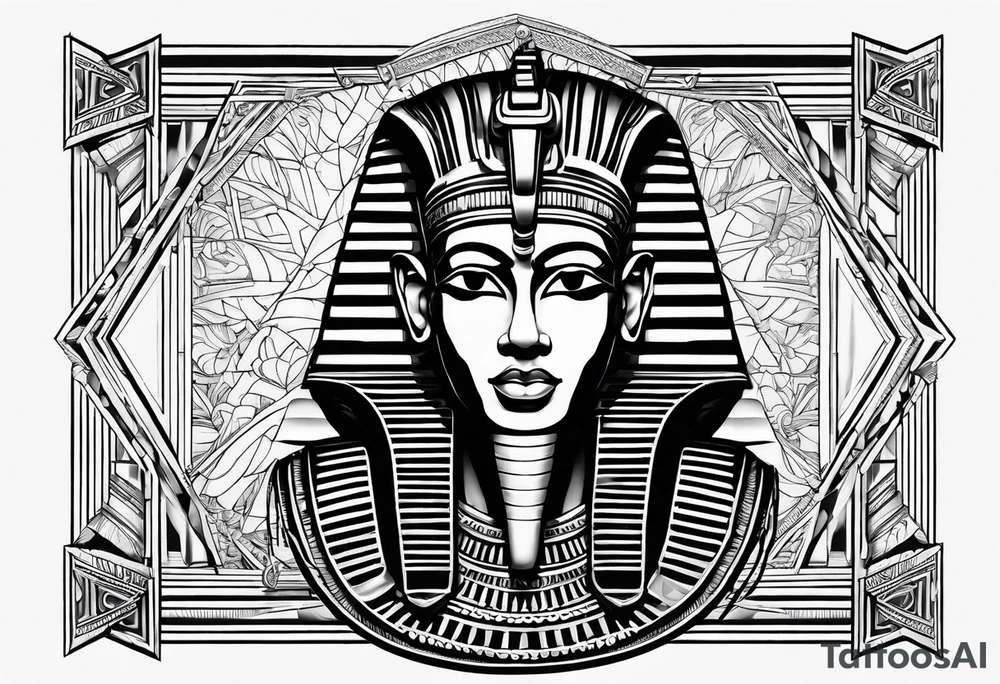 Pharaoh tattoo idea