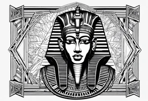 Pharaoh tattoo idea