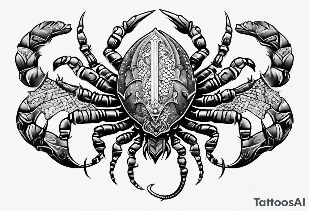 scorpio tattoo idea