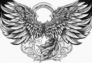 DNA helix 
leaf
cloud
angel wing tattoo idea