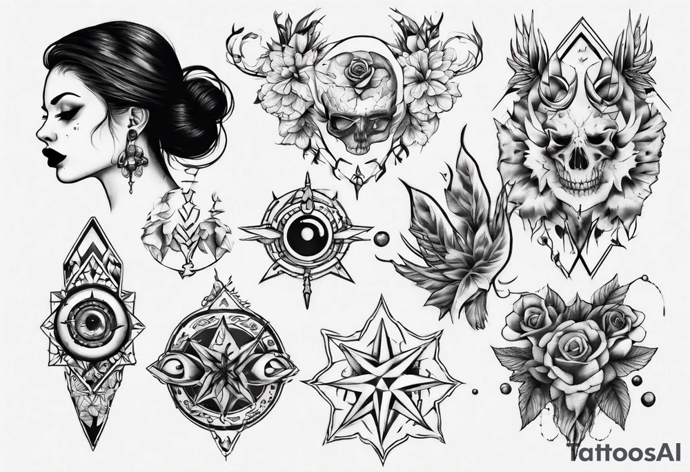 Female tattoo idea