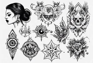 Female tattoo idea