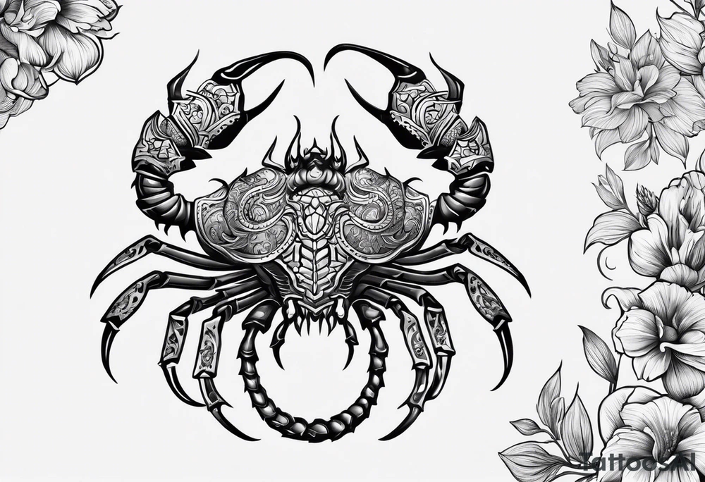 Trible scorpion tattoo idea