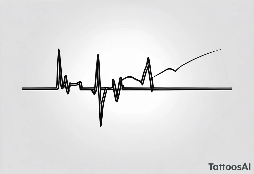 Heartbeat Line tattoo idea