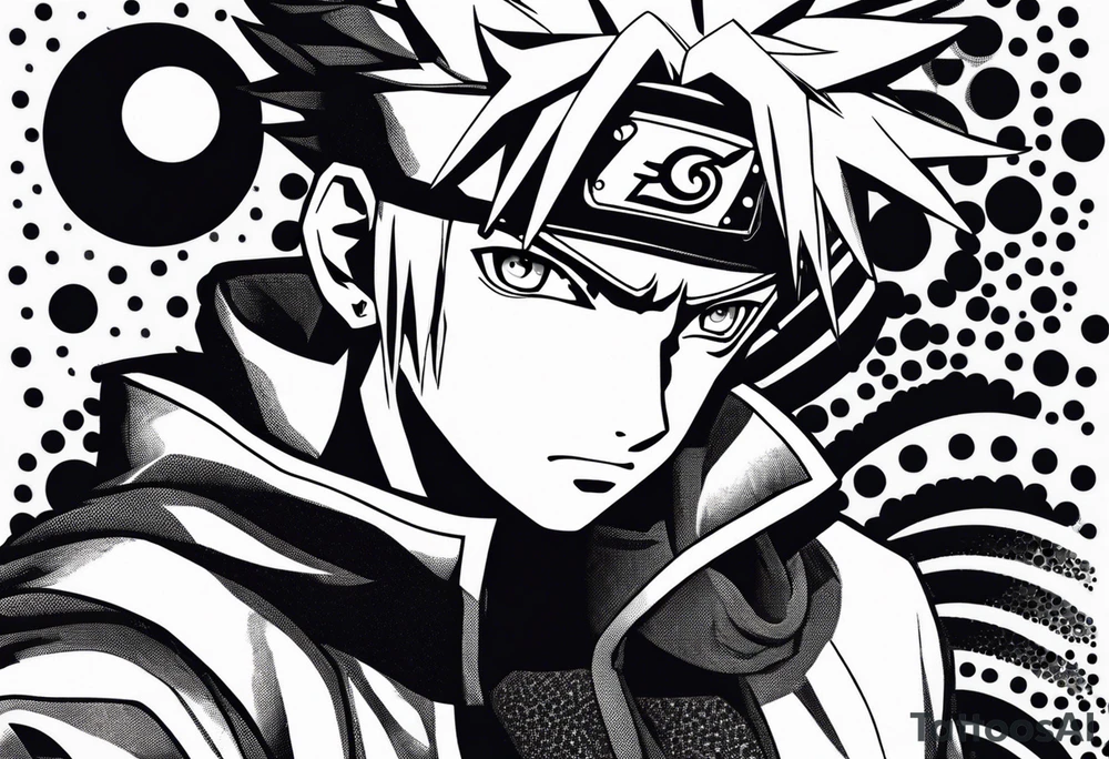 naruto anime rassengun tattoo idea
