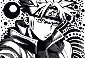 naruto anime rassengun tattoo idea