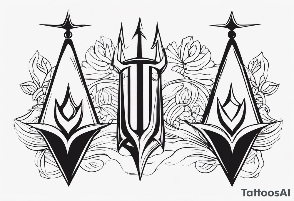 trident tattoo idea