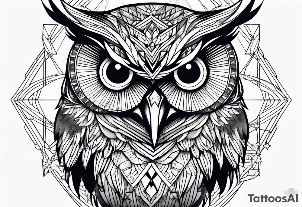 Owl shhh tattoo idea