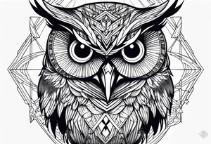 Owl shhh tattoo idea