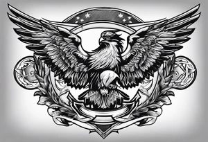 military for arm tattoo idea