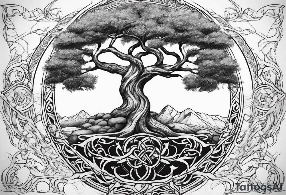 yggdrasil tattoo idea