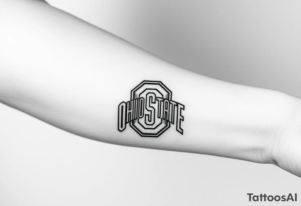 Ohio state  buckeye football tattoo idea