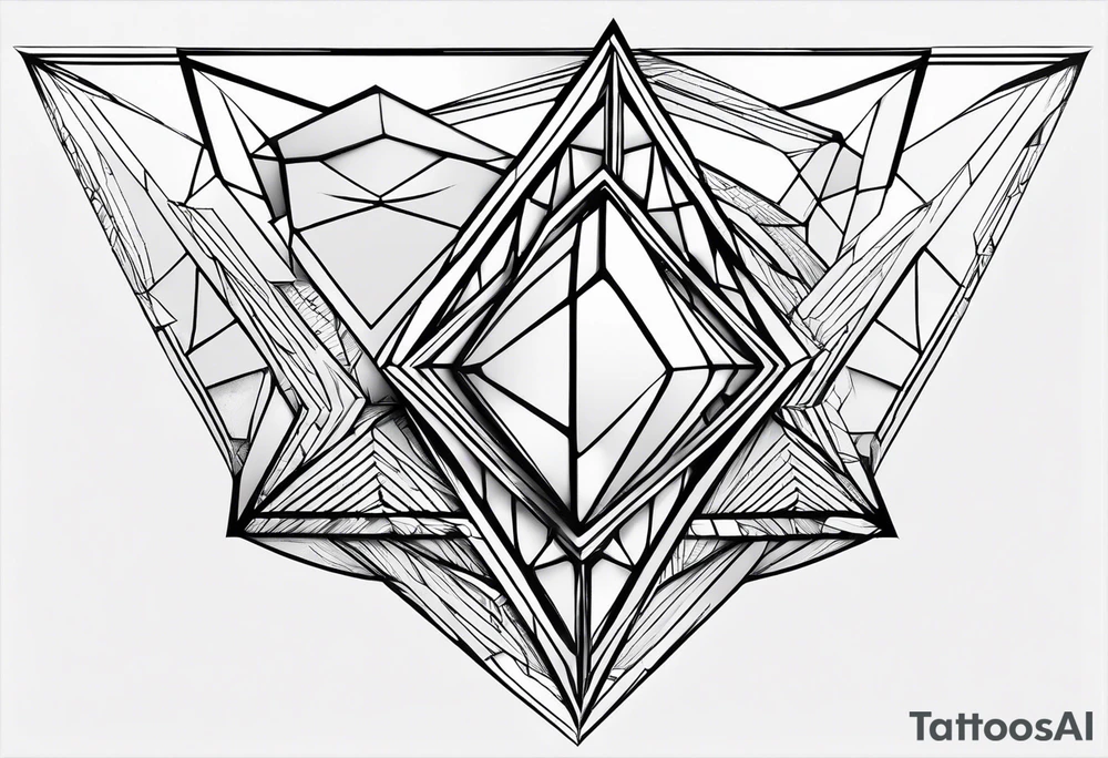 rhombic tattoo idea