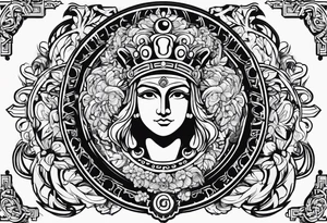 omega greek sign tattoo idea