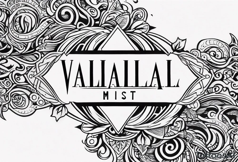 Valhalla mist tattoo idea