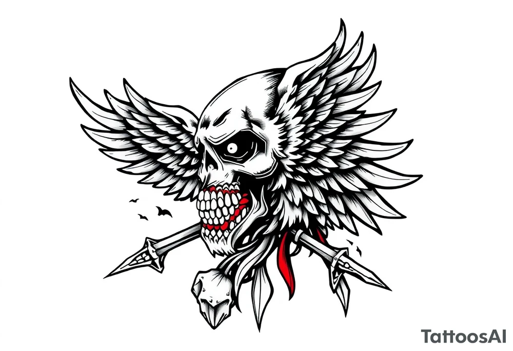 American heritage, with Lutheran traditions tattoo idea