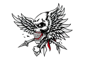 American heritage, with Lutheran traditions tattoo idea
