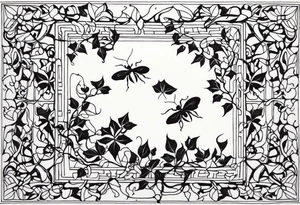 ivy, ants tattoo idea