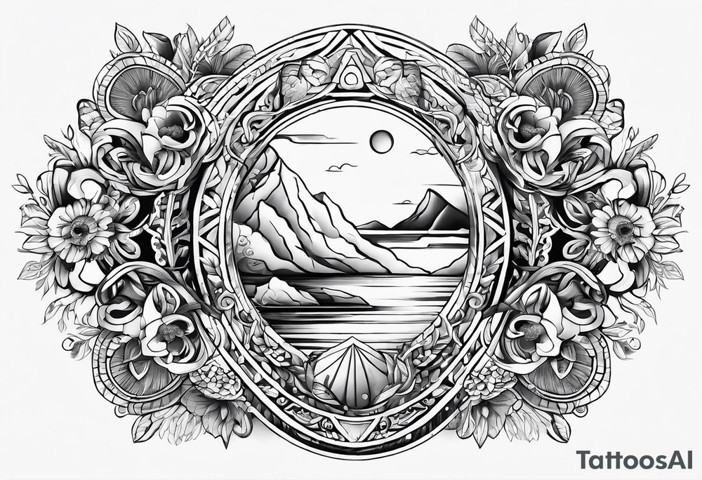 greek inspired water based tattoo tattoo idea